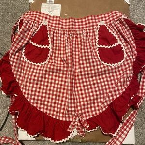 Vintage hand sewn half apron